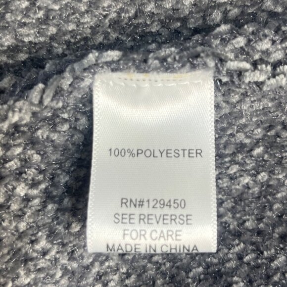 Apt 9 Knit Sweater Womens Medium Gray Warm Soft Mock Neck - Picture 6 of 7
